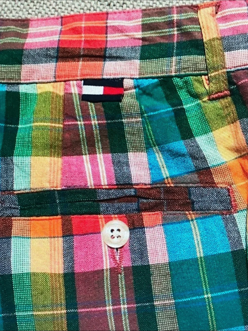 Tommy Hilfiger Multi-Color Plaid Women’s Shorts